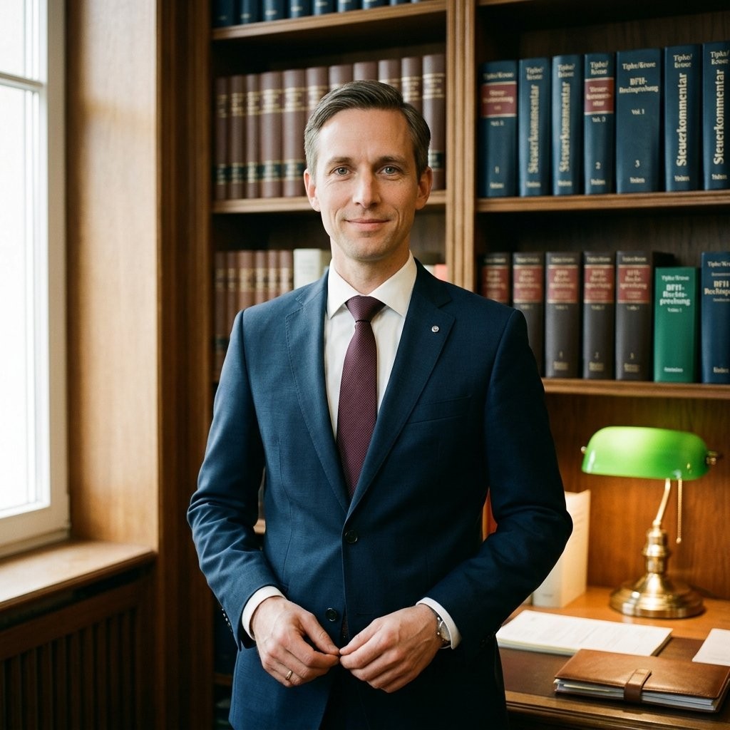 Portraitfoto von Frederik Nöder, LL.M. (Tax), Kanzleiinhaber und Autor der Fachbeiträge